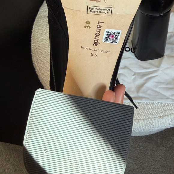 NWOT Larroude Eleonor Platform Laceup Bootie Size 8.5 - Picture 6 of 6